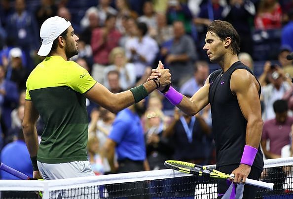 Nadal beat Berrettini to reach his 5th US Open final