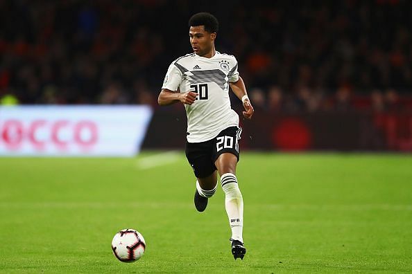 Gnabry was on target for Germany once again