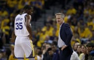 Steve Kerr and Kevin Durant spent three years together with the Golden State Warriors
