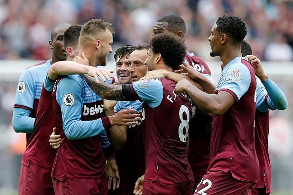 The Hammers celebrate!