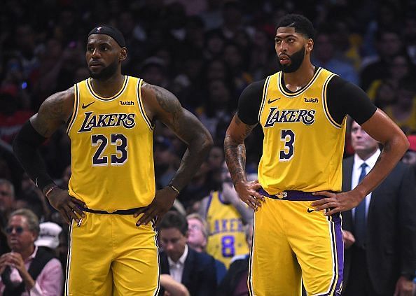LeBron James and Anthony Davis will be looking to notch up the first win of the season for the Lakers