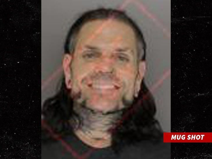 jeff hardy arrest wwe bloody nose fight dwi had wife during mugshot