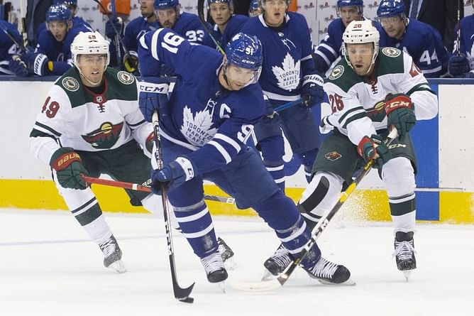 Maple Leafs overcome slow start, beat Wild 4-2