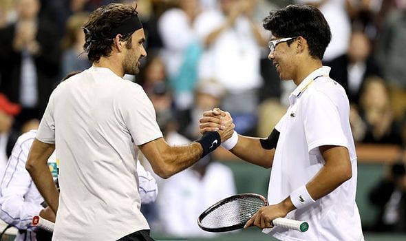 Federer beats Chung in the 2018 Indian Wells quarterfinals