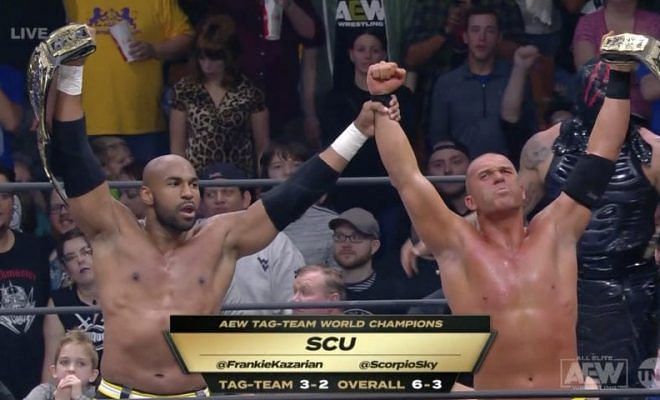 SCU are the first-ever AEW Tag Team Champions