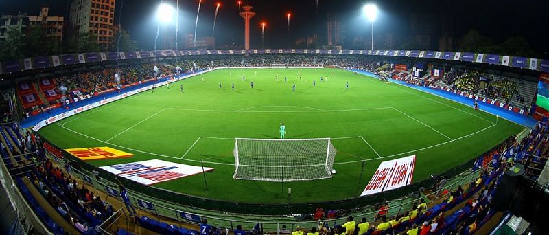 The Mumbai Football Arena has been widely appreciated for its superb facilities (Credits: ISL)