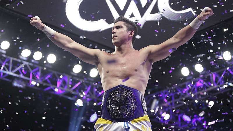 The inaugural Cruiserweight Champion, TJP.