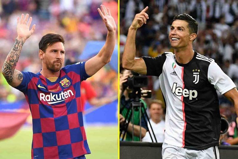 Lionel Messi (left) and Cristiano Ronaldo are two of 30 nominees for the 2019 Ballon d&#039;Or