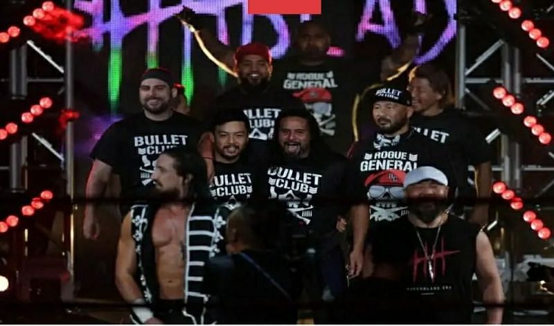 The current incarnation of the Bullet Club