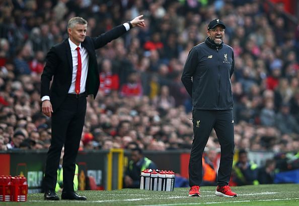 Ole Gunnar Solskjaer and Jurgen Klopp face each other in the game of the weekend