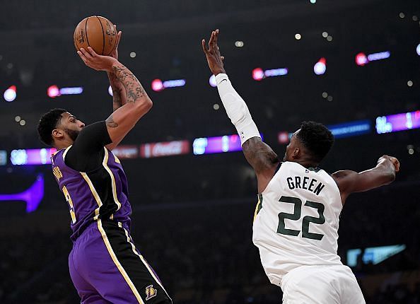 Anthony Davis finished with 21 points the Los Angeles Lakers&#039; win over Utah Jazz.