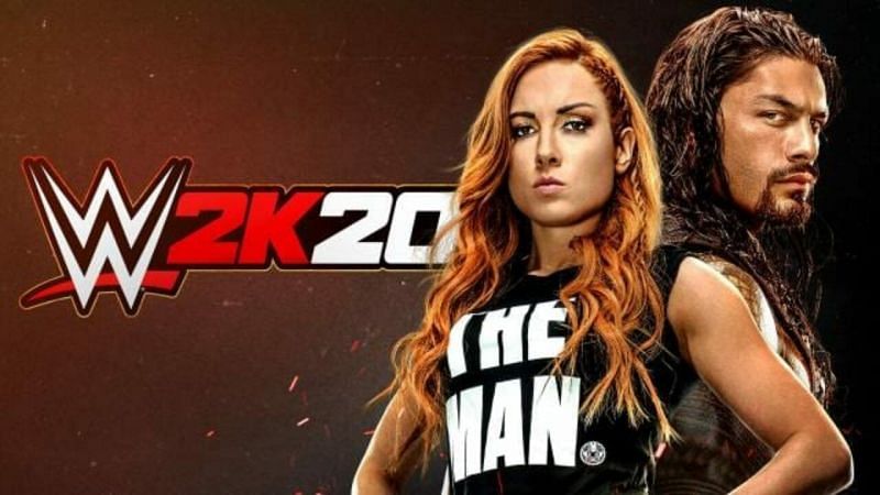 WWE 2K20 featuring Becky Lynch and Roman Reigns