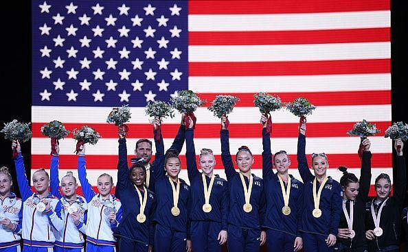 Team USA won its fifth consecutive gold during the team final.