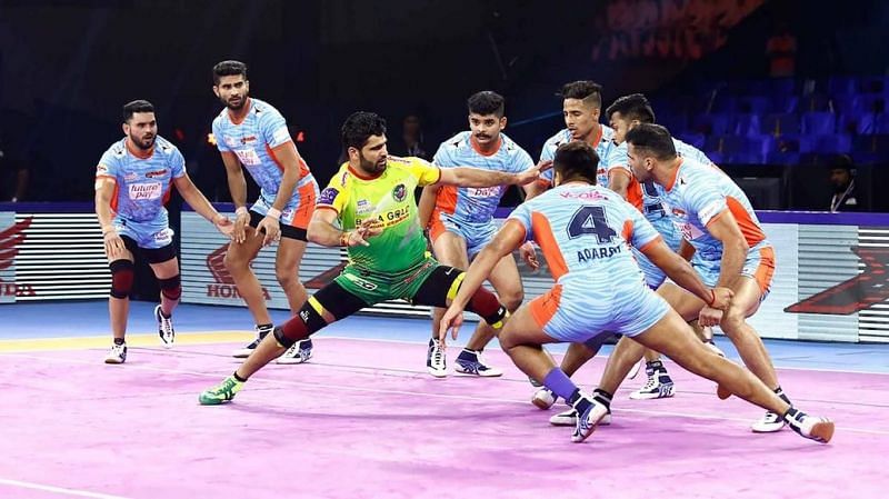 Viraj Vishnu Landge committed 12 unsuccessful tackles against Patna Pirates