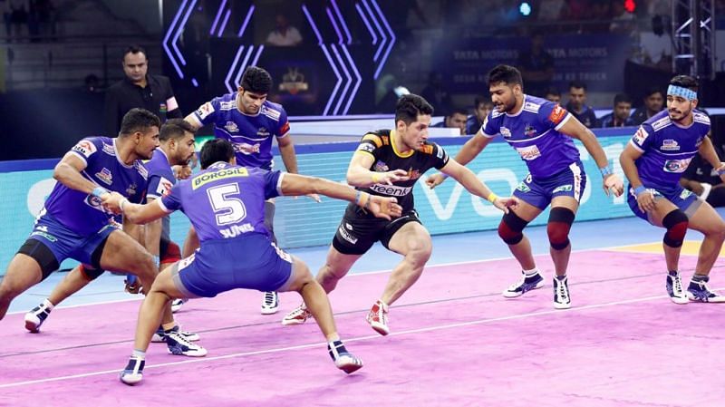 Haryana Steelers ended their home leg with a dominant win over the Telugu Titans