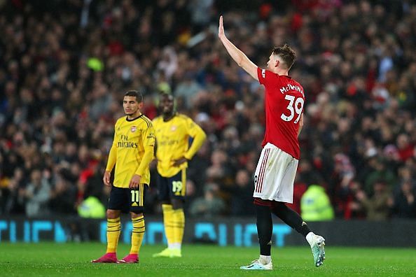 McTominay (R) sensationally put United ahead