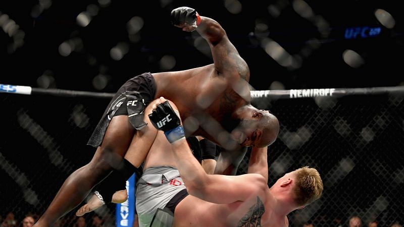 Derrick Lewis hits as hard as any other fighter in the UFC