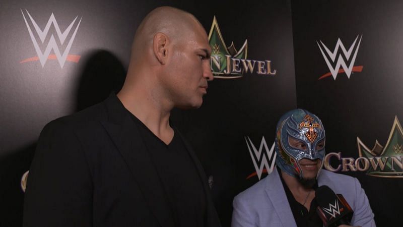 Cain Velasquez and Rey Mysterio