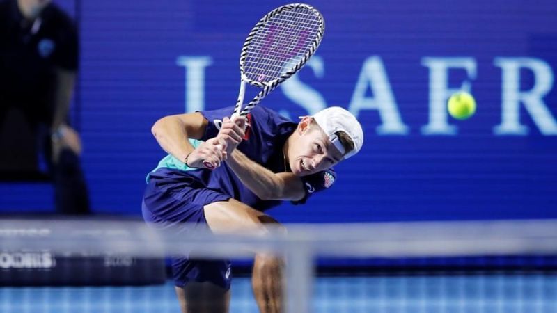 Alex de Minaur, the runner up at the 2019 Swiss Indoors Basel.