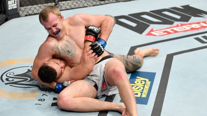 Tuivasa refused to tap and eventually passed out from the arm-triangle choke