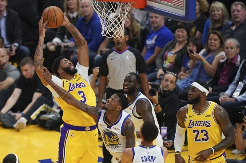 Warriors were dominated in the paint by AD, along with the Lakers&#039; other big men, in the preseason opener
