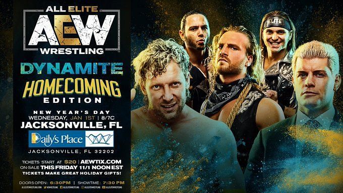 AEW will be LIVE on New Year&#039;s Day