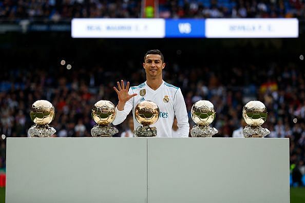 Ronaldo made it five Ballon d&#039;Or wins in 2017