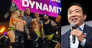 AEW News: U.S. Presidential candidate Andrew Yang puts over Chris Jericho and All Elite Wrestling