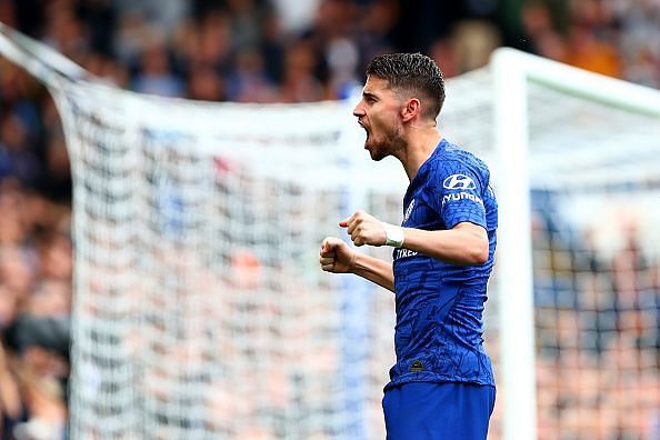 Jorginho was on target for Chelsea in their first home PL win under Lampard