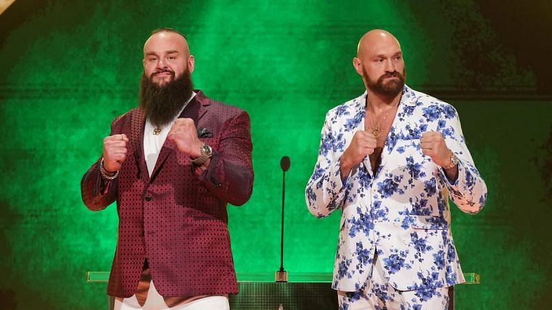 Tyson Fury will face off against Braun Strowman at WWE Crown Jewel