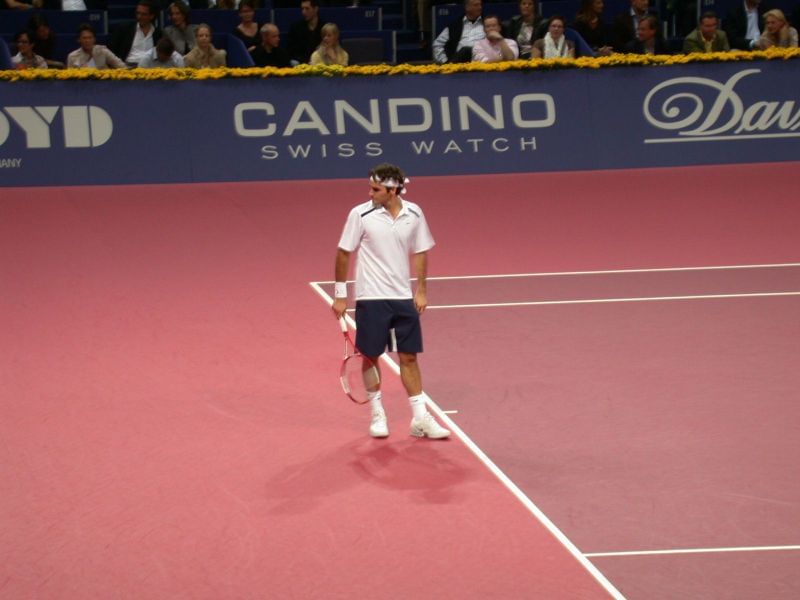 Federer at 2006 Basel