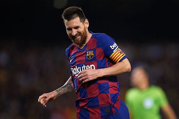Messi opened his account for the season with a sumptuous freekick