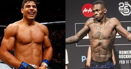 Paulo Costa and Israel Adesanya.