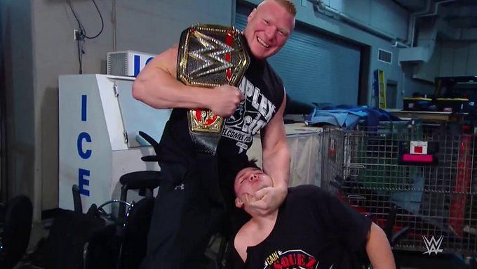 Brock Lesnar and Dominik