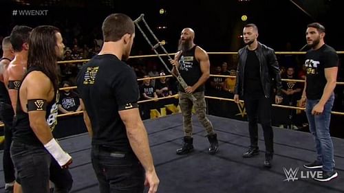 Moments before Finn Balor turned heel and shocked the WWE Universe