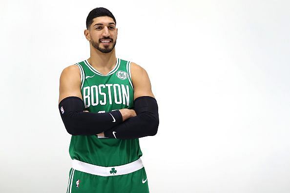 Enes Kanter joined the Celtics on a two-year deal during the offseason