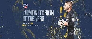 LA Galaxy Goalkeeper Matt Lampson Named MLS WORKS Humanitarian of the Year