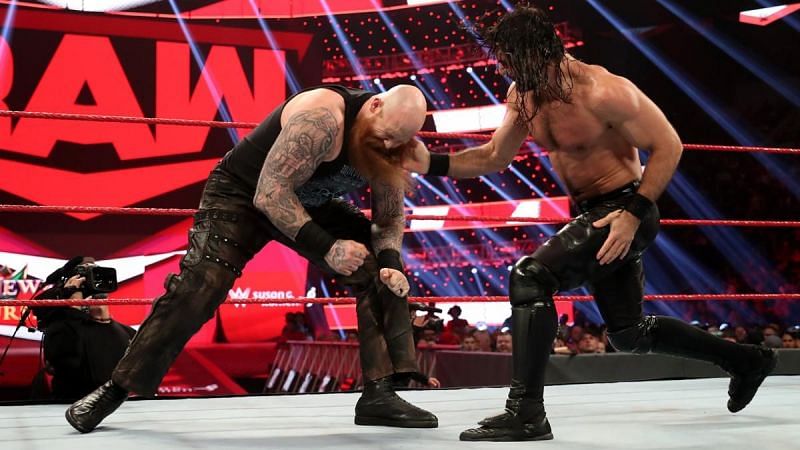 Seth Rollins was able to defeat Rowan, despite the botch
