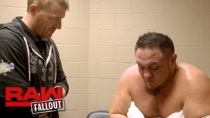 Samoa Joe is currently out due to a broken thumb