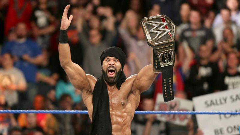 Jinder Mahal as the WWE Champion