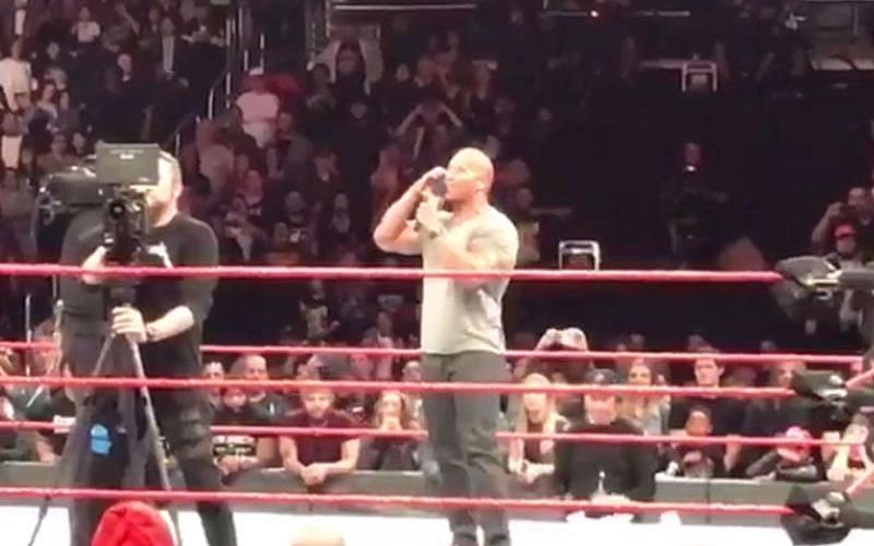 The Rock called CM Punk in 2017 after RAW went off-air