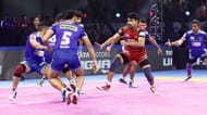 Bengaluru Bulls' Pawan Sehrawat recorded the most raid points (39) in a single match of PKL history.