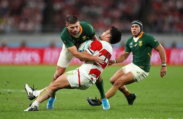 South Africa steamrolled Japan in the quarter-finals of the Rugby World Cup 2019.