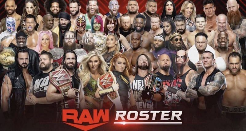 The new RAW roster after the WWE Draft