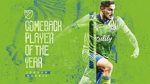 Seattle Sounders FC forward Jordan Morris named MLS Comeback Player of the Year