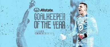 Minnesota United FC’s Vito Mannone voted Allstate MLS Goalkeeper of the Year