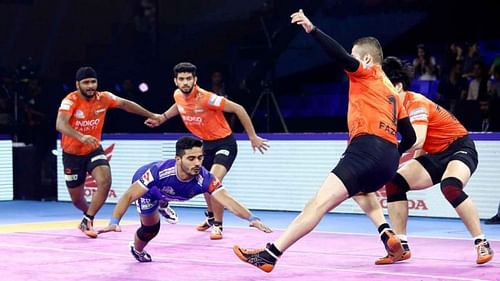 Can Haryana overcome U Mumba's defensive prowess? (Image Courtesy: Pro Kabaddi)