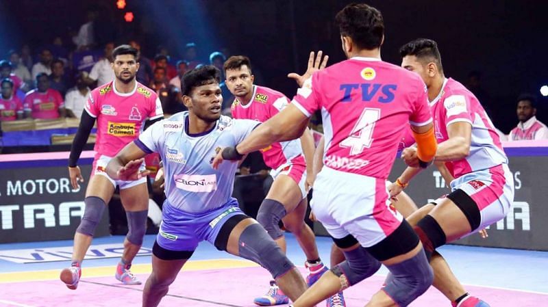 V. Ajith Kumar&#039;s heroics helped Tamil Thalaivas snap their 14-match losing streak