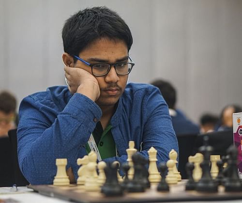 Aronyak Ghosh is seen in action