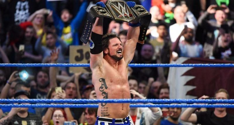 AJ Styles reigned as WWE Champion for one year